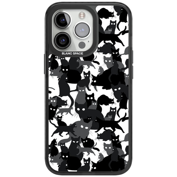Black & White Cat Camouflage