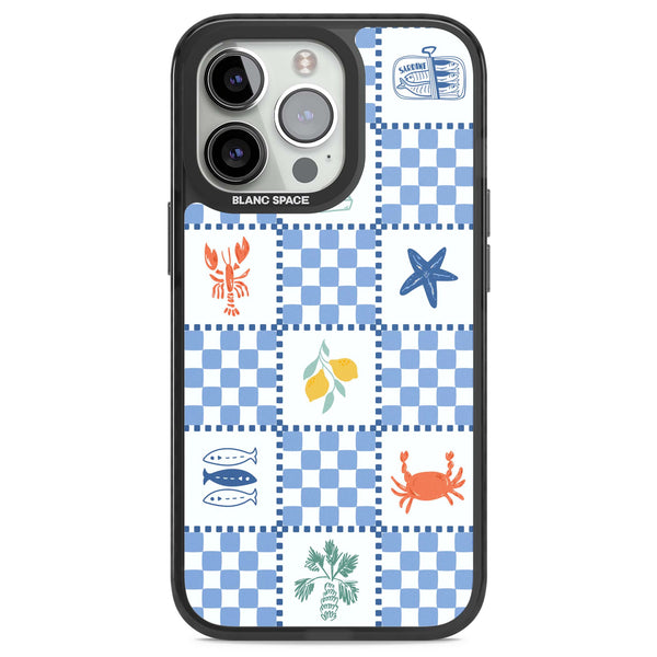 Coastal Blue Check