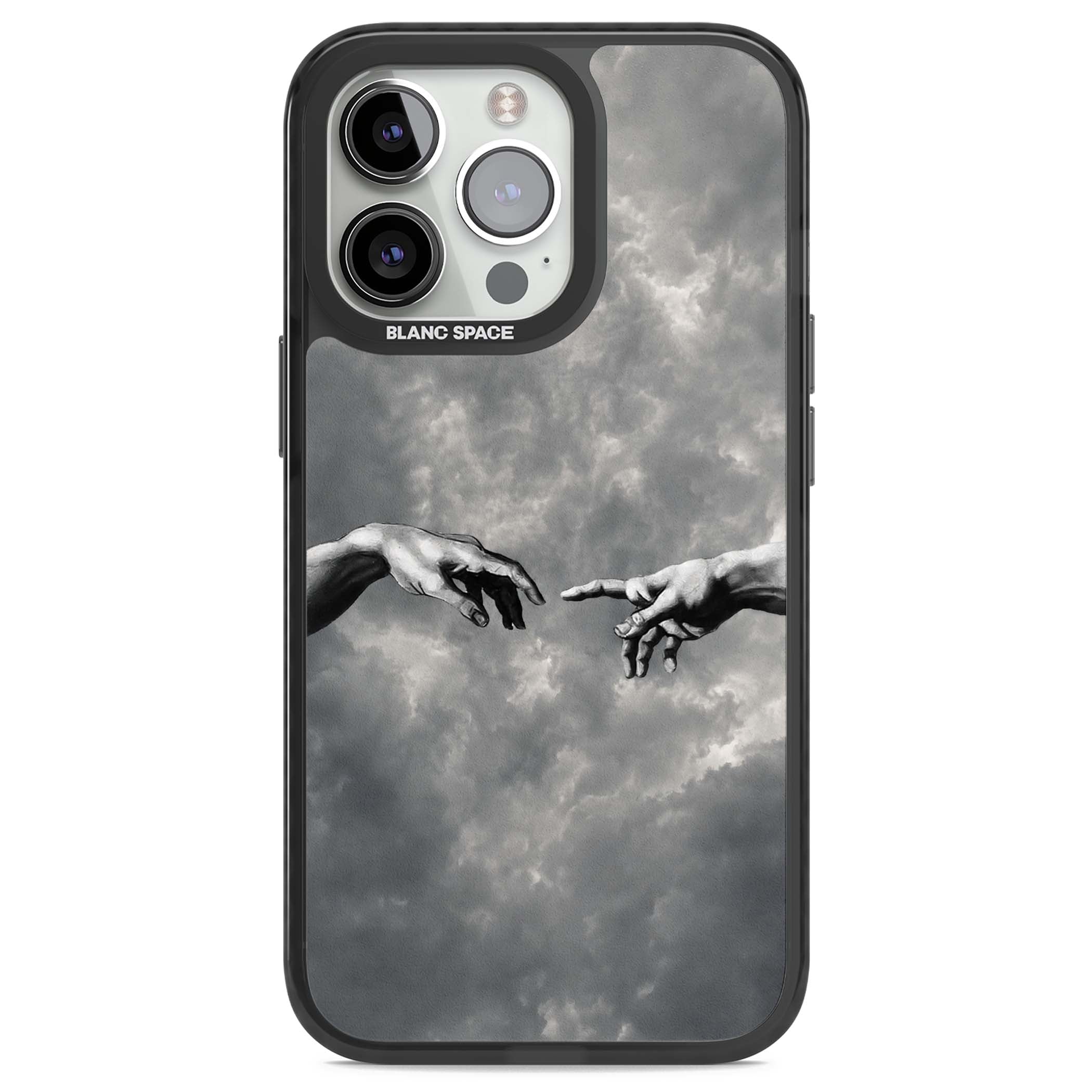 Creation art iPhone case | Black Impact case for iPhone 13 Pro, iPhone 14 Pro, iPhone 15 Pro