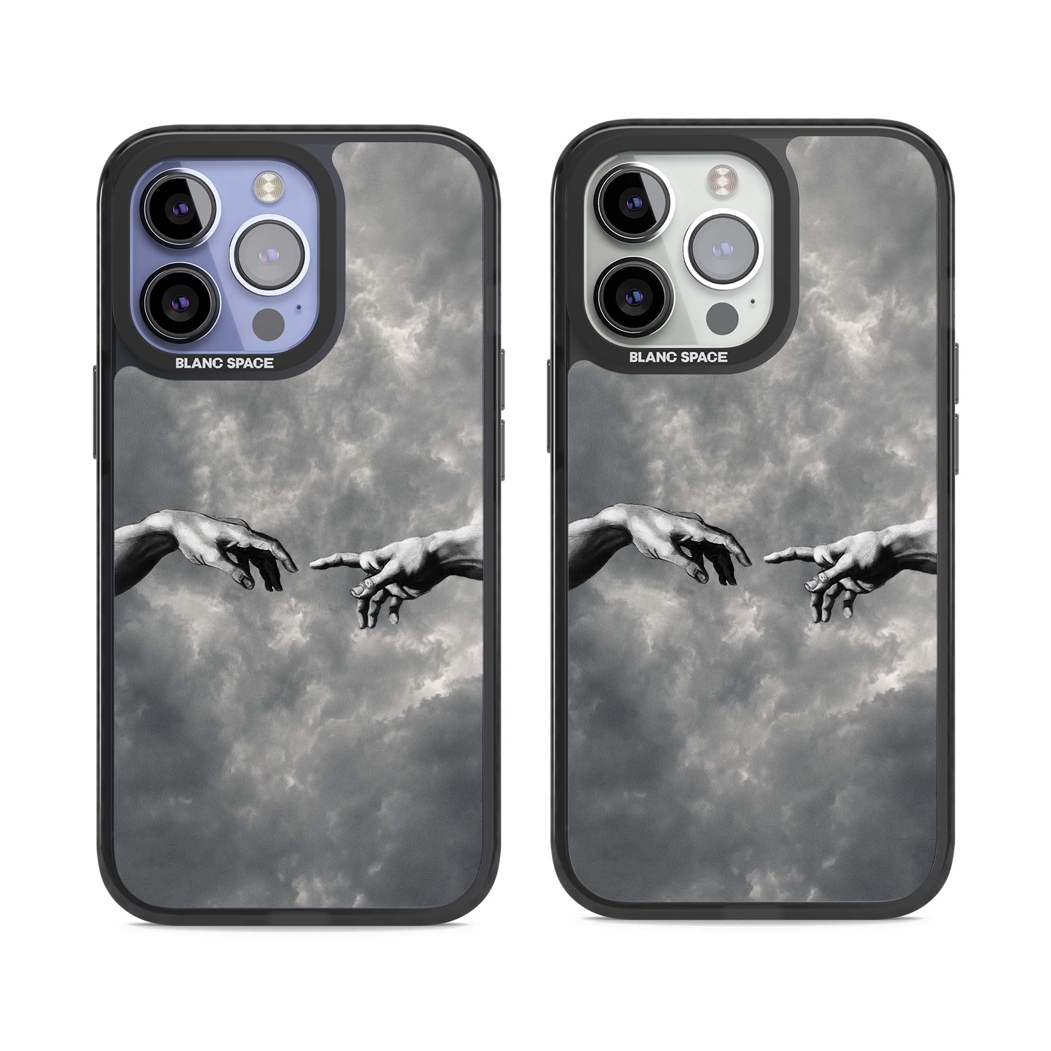 Creation art iPhone case | Black Impact case for iPhone 13 Pro, iPhone 14 Pro, iPhone 15 Pro