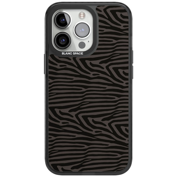 Dark Zebra Print