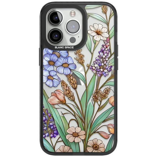 Glass Lavenders & Daisies