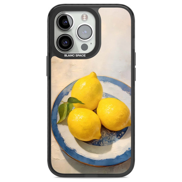 Lemons on Porcelain