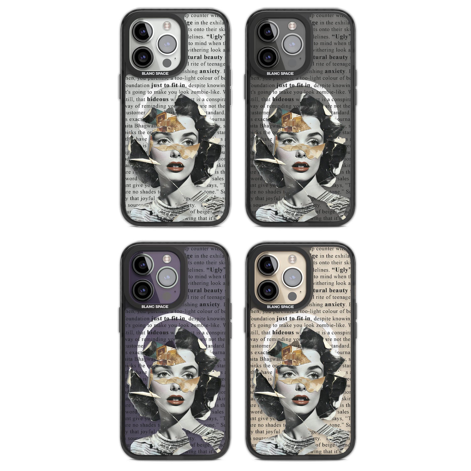 Beauty is Within Magsafe Black Impact Phone Case for iPhone 13 Pro, iPhone 14 Pro, iPhone 15 Pro