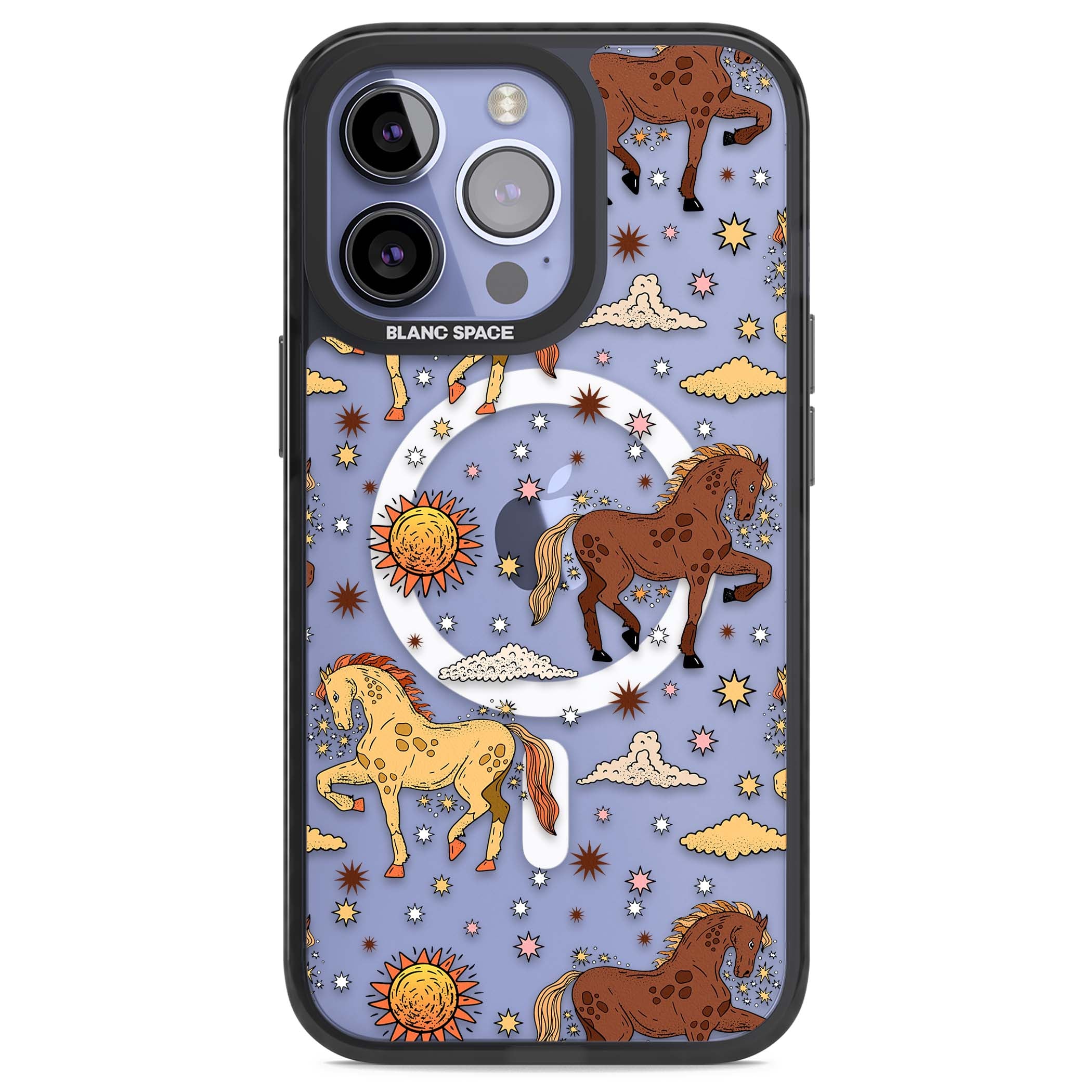 Elevate Your Phone'S Style With This Boho Celestial Sun & Eye Phone Case, Featuring A Mystical Blend Of Suns, All-Seeing Eyes, Butterflies, Stars, And