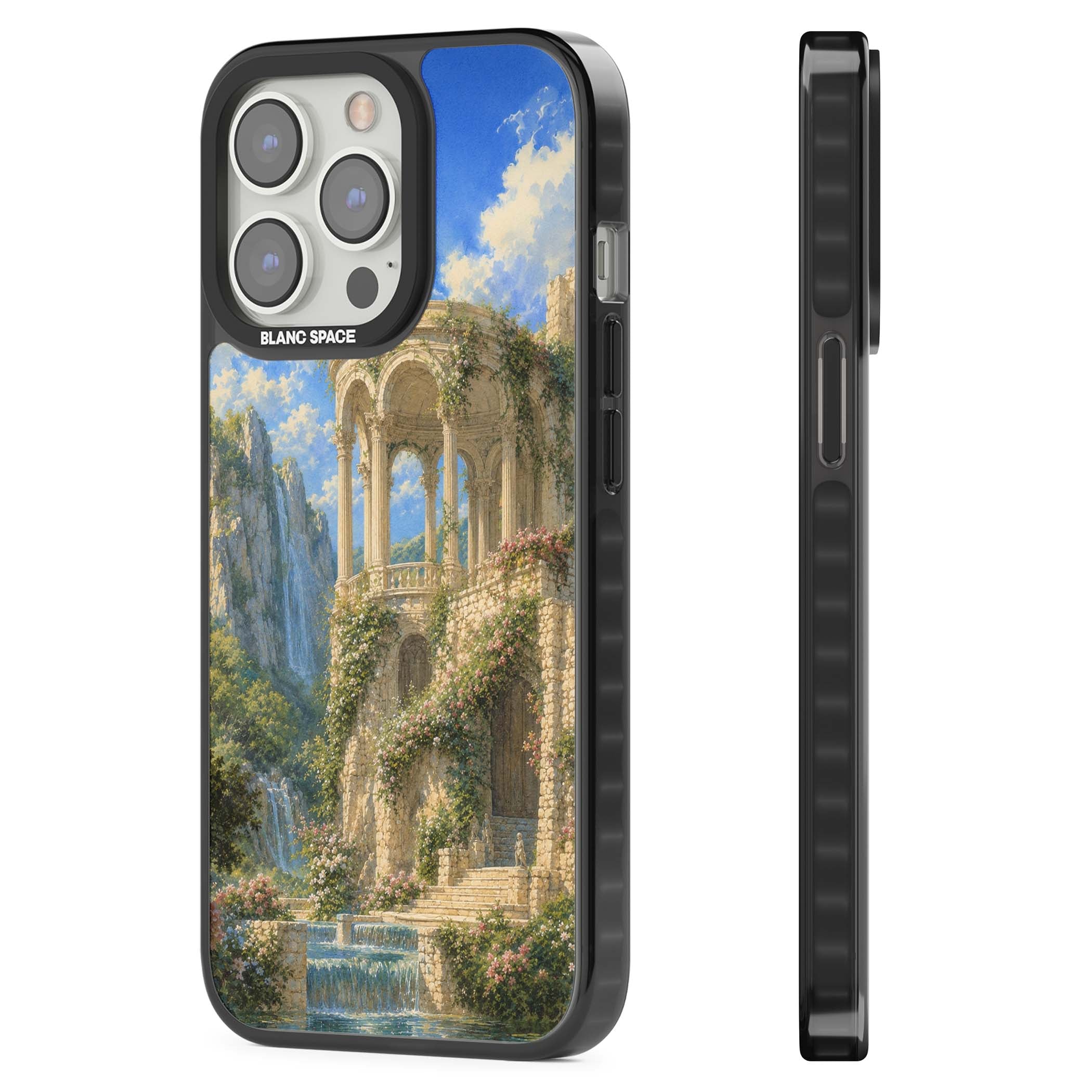Palace Pavilion fairycore iPhone case | Black Impact Magsafe case for iPhone 13 Pro, iPhone 14 Pro, iPhone 15 Pro