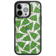 Christmas Tree Pattern Magsafe Black Impact Phone Case for iPhone 13 Pro, iPhone 14 Pro, iPhone 15 Pro