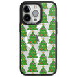 Christmas Tree Pattern (Clear) Magsafe Black Impact Phone Case for iPhone 13 Pro, iPhone 14 Pro, iPhone 15 Pro