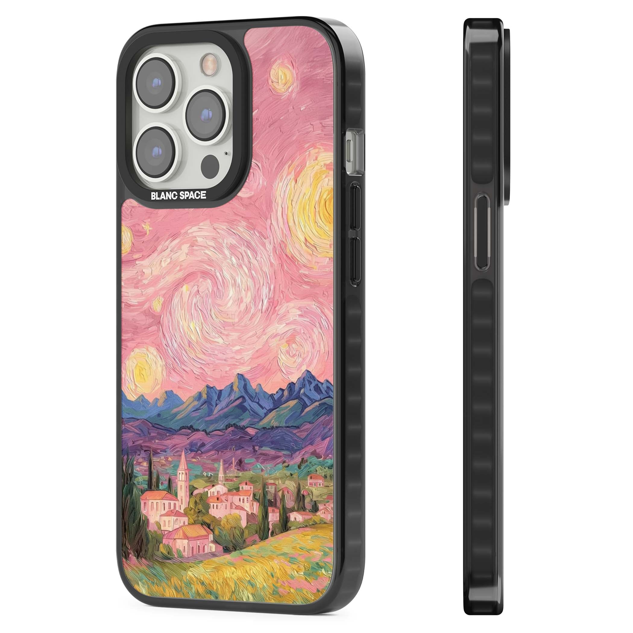 The Starry Sunset for her iPhone case | Black Impact Magsafe case for iPhone 13 Pro, iPhone 14 Pro, iPhone 15 Pro