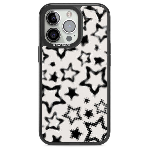 Black Halftone Stars