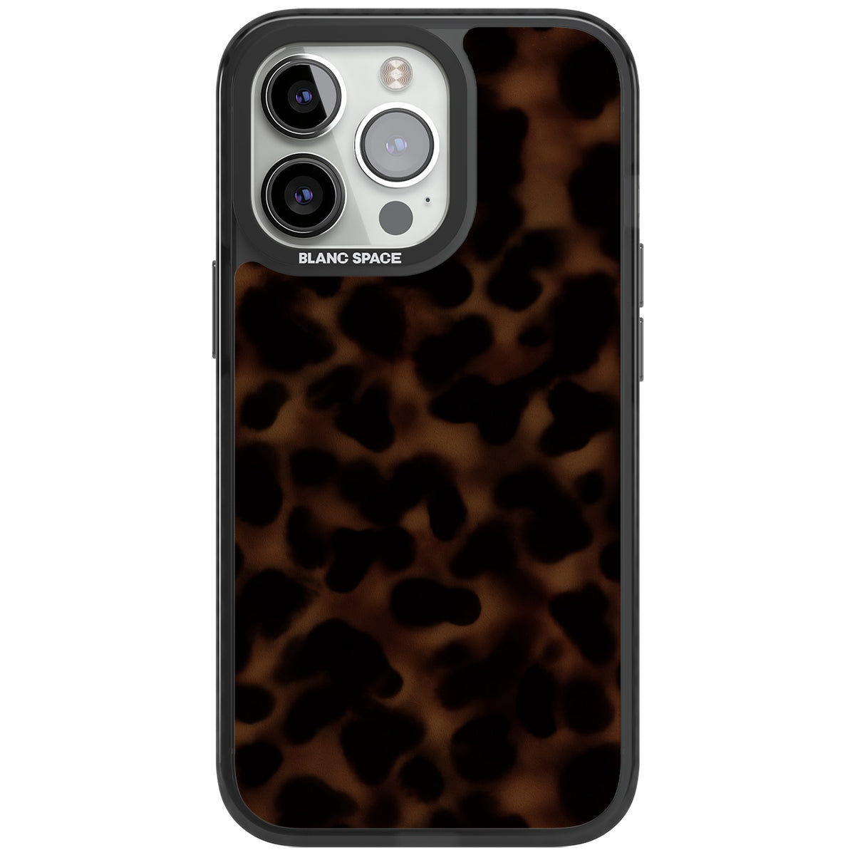 Dark Tortoise Shell old money iPhone case featuring a dark tortoiseshell pattern with amber and black animal print tones iPhone 12 Pro Max / iPhone 13 Pro / iPhone 13 Pro Max / iPhone 14 Pro / iPhone 14 Pro Max / iPhone 15 Pro / iPhone 15 Pro Max Impact Pro Black Phone Case front
