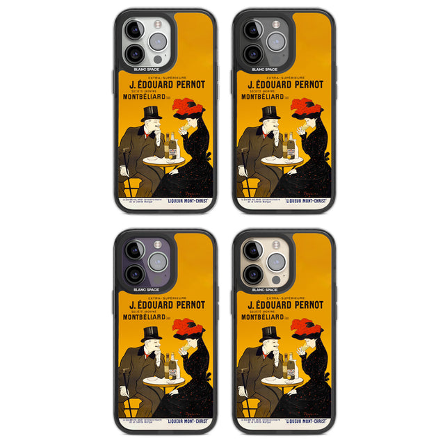 Absinthe, J.Edouard Pernot Poster Magsafe Black Impact Phone Case for iPhone 13 Pro, iPhone 14 Pro, iPhone 15 Pro