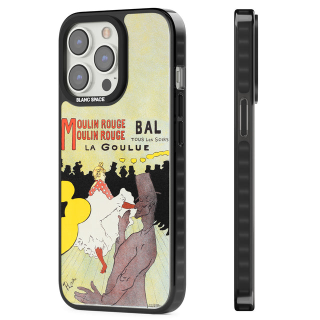 Moulin Rouge Poster Magsafe Black Impact Phone Case for iPhone 13 Pro, iPhone 14 Pro, iPhone 15 Pro