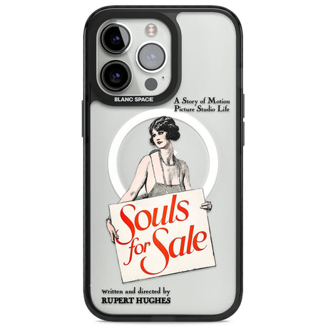 Souls for Sale Poster Magsafe Black Impact Phone Case for iPhone 13 Pro, iPhone 14 Pro, iPhone 15 Pro