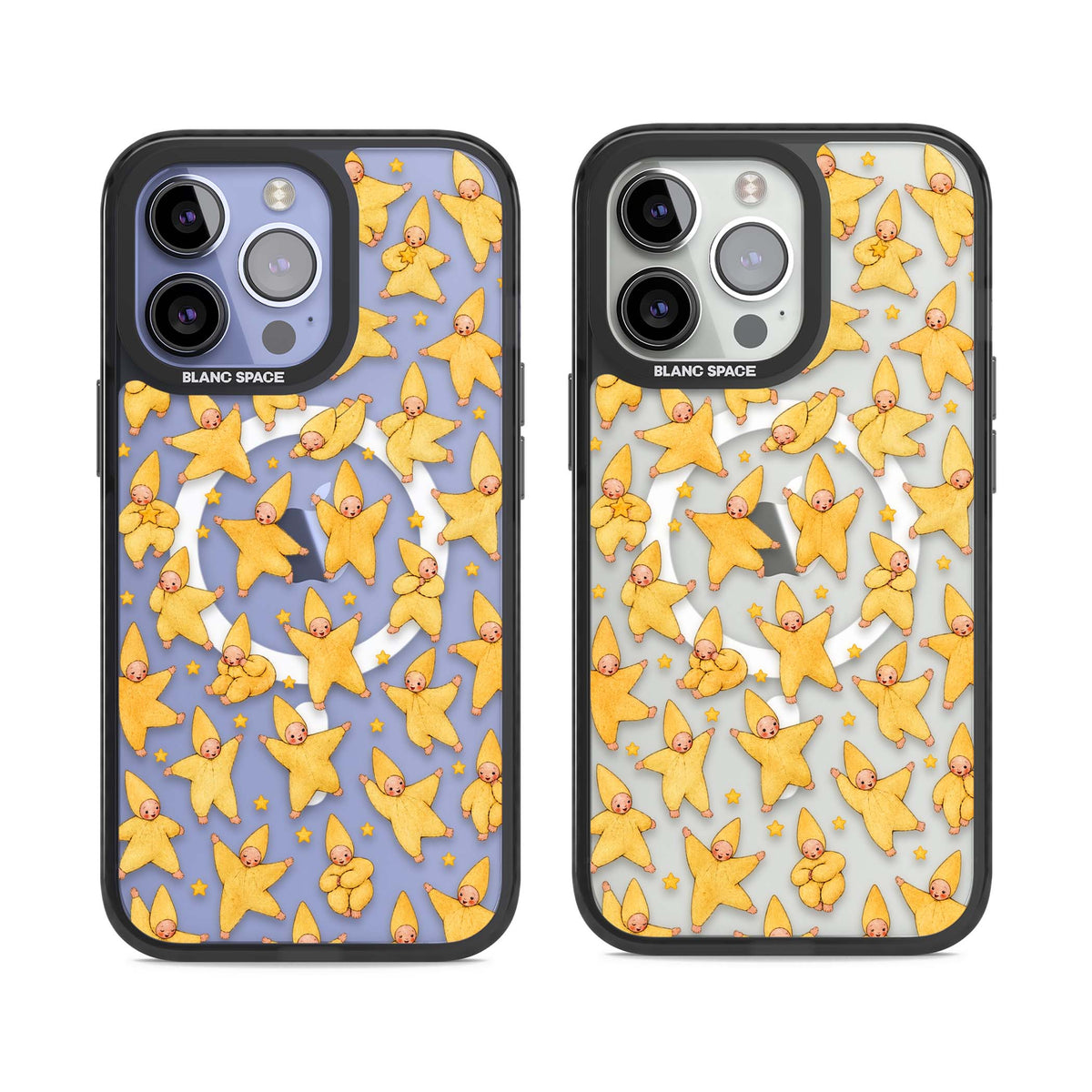 Dancing Star Babies for her iPhone case | Black Impact Magsafe case for iPhone 13 Pro, iPhone 14 Pro, iPhone 15 Pro