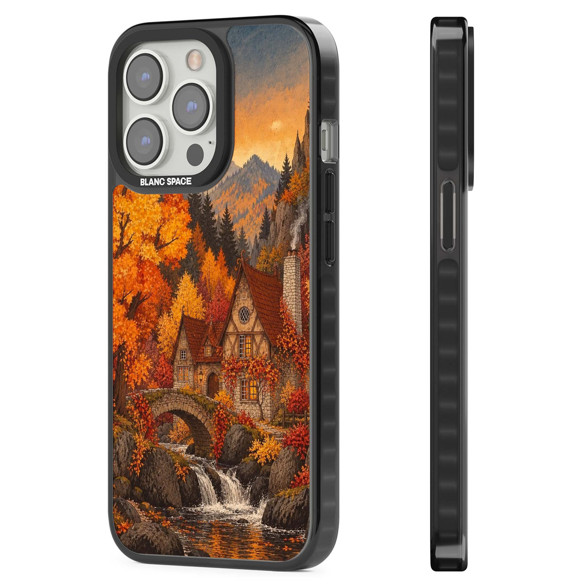 Auburn Cottage iPhone case | Black Impact case for iPhone 13 Pro, iPhone 14 Pro, iPhone 15 Pro