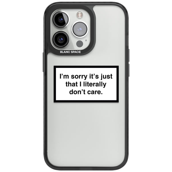 Literally Don't Care