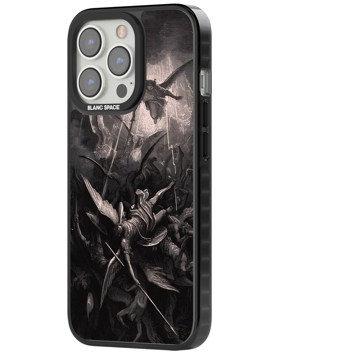 Paradise Lost iPhone 12 Pro Max / iPhone 13 Pro / iPhone 13 Pro Max / iPhone 14 Pro / iPhone 14 Pro Max / iPhone 15 Pro / iPhone 15 Pro Max Impact Black Phone Case side