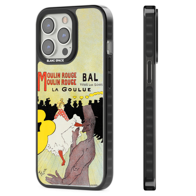 Moulin Rouge Poster Black Impact Phone Case for iPhone 13 Pro, iPhone 14 Pro, iPhone 15 Pro