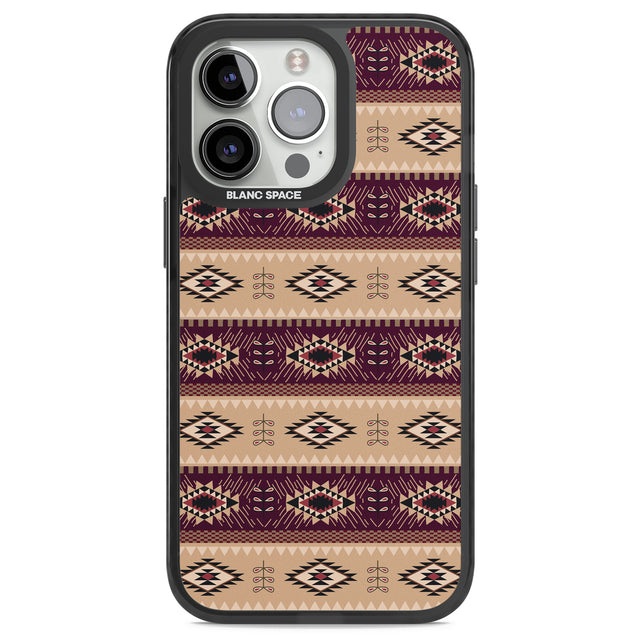 Western Poncho Black Impact Phone Case for iPhone 13 Pro, iPhone 14 Pro, iPhone 15 Pro