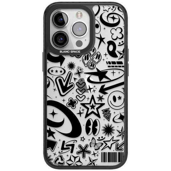 Black Y2K Pattern