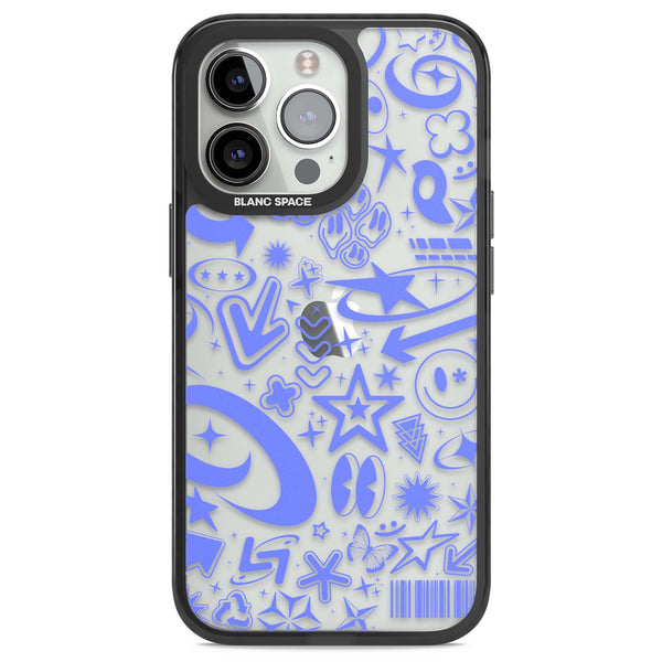 Baby Blue Y2K Pattern