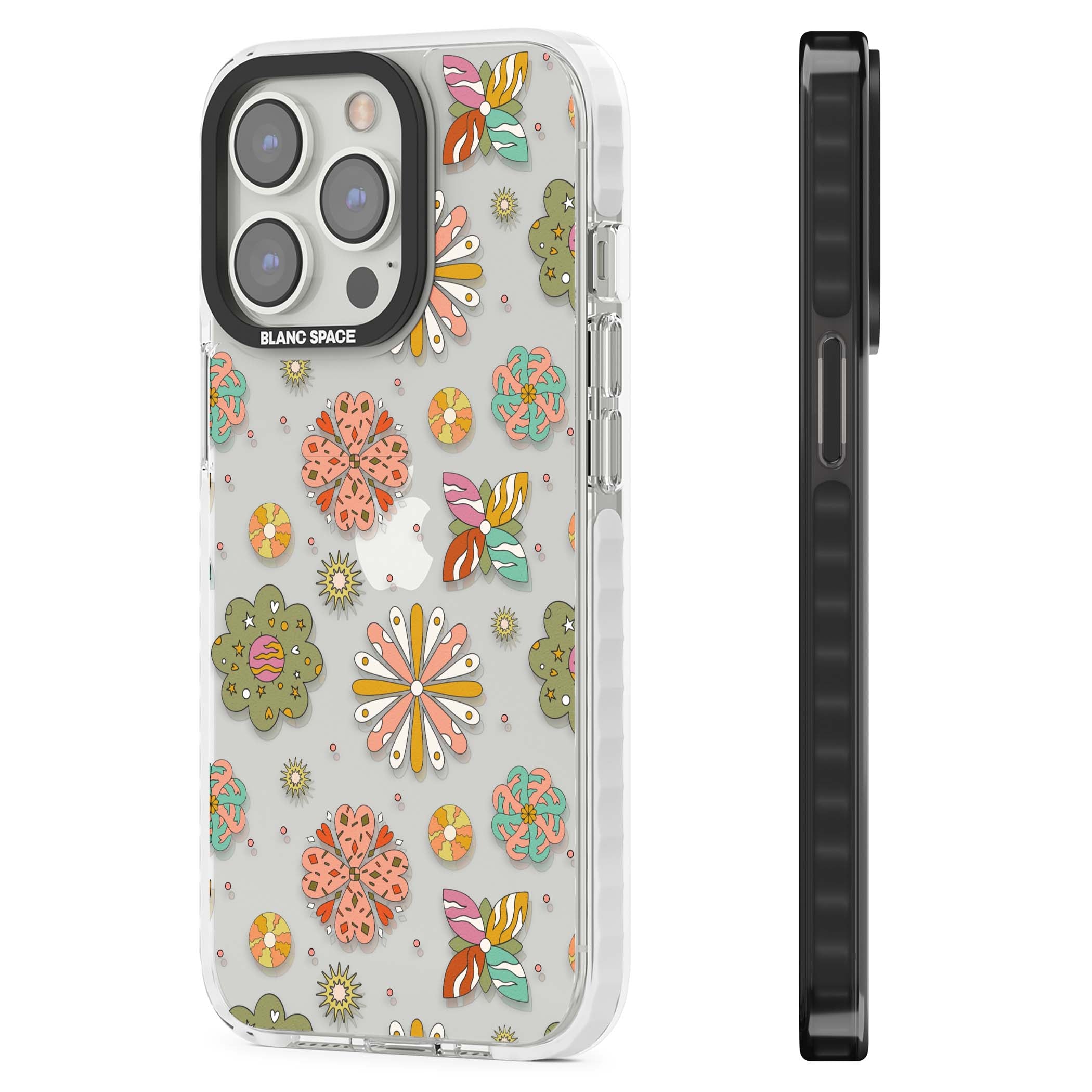 Elevate Your Phone'S Style With This Boho Celestial Sun & Eye Phone Case, Featuring A Mystical Blend Of Suns, All-Seeing Eyes, Butterflies, Stars, And