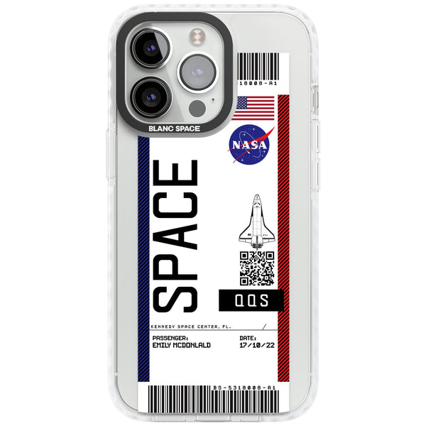 Personalised Nasa Boarding Pass (Light)