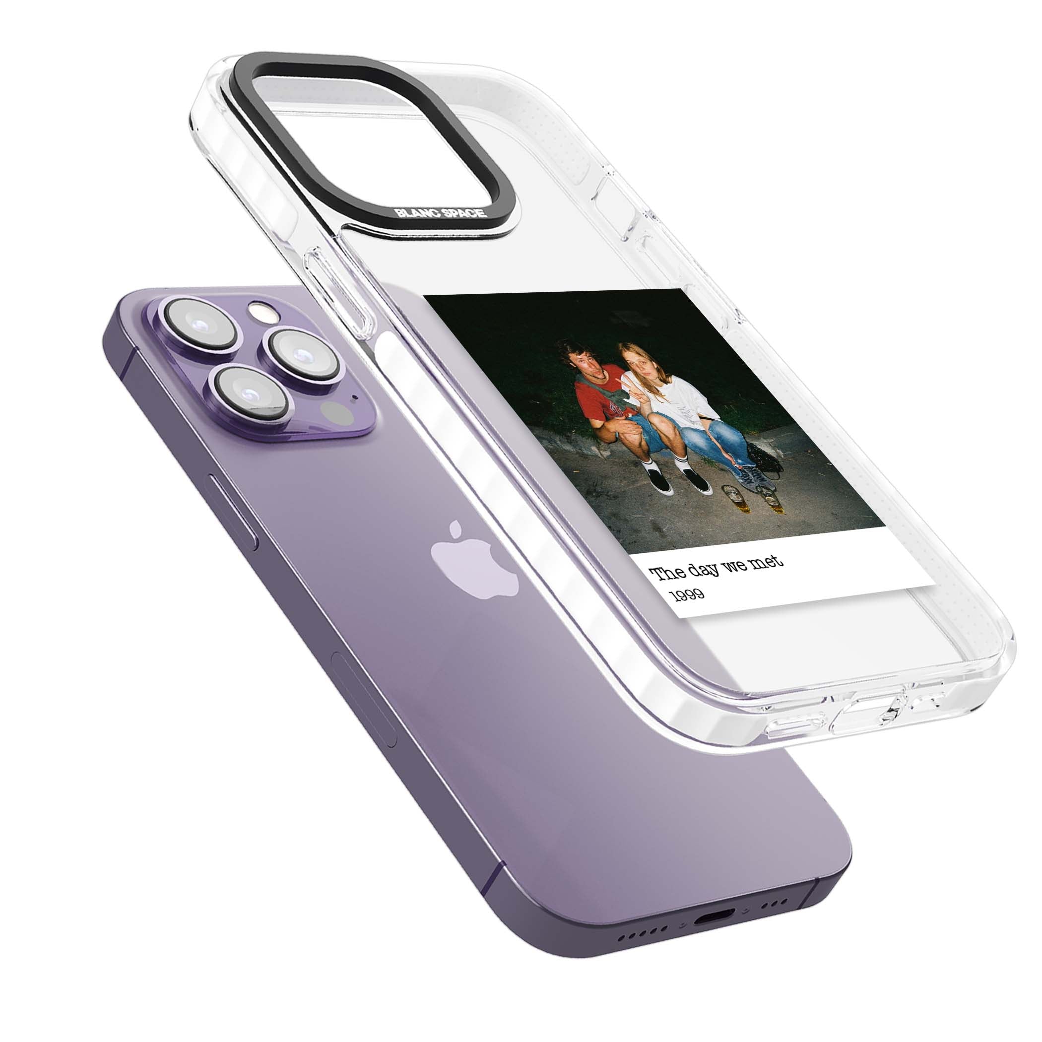 Photo Memory minimal iPhone case | Clear Impact case for iPhone 13 Pro, iPhone 14 Pro, iPhone 15 Pro
