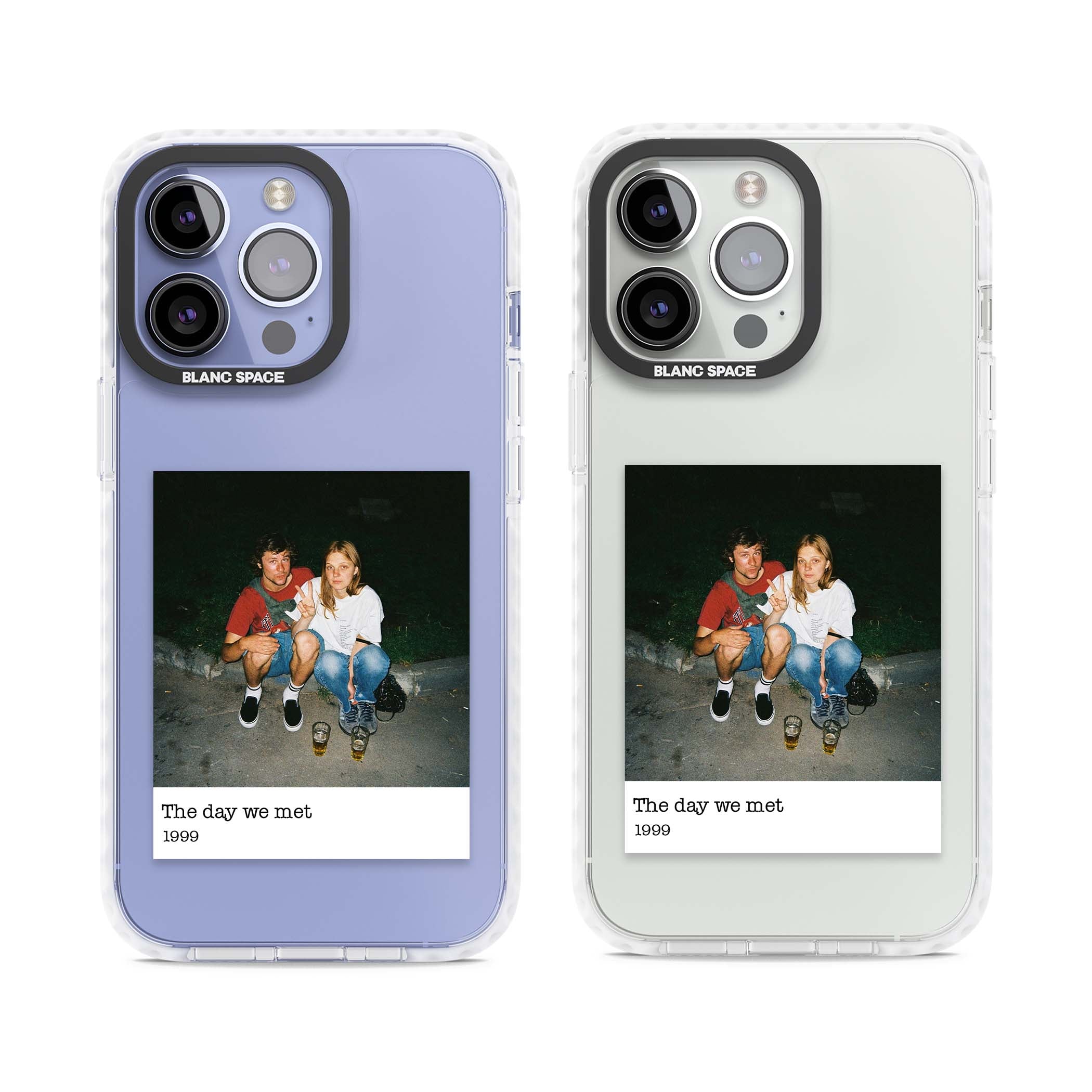 Photo Memory minimal iPhone case | Clear Impact case for iPhone 13 Pro, iPhone 14 Pro, iPhone 15 Pro