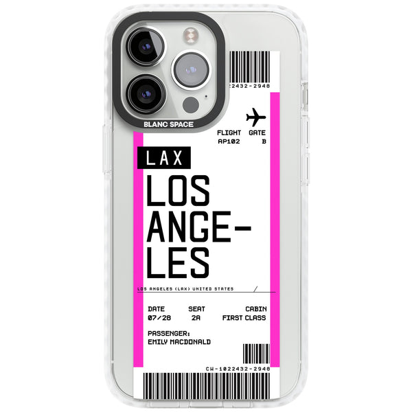 Personalised Los Angeles Boarding Pass