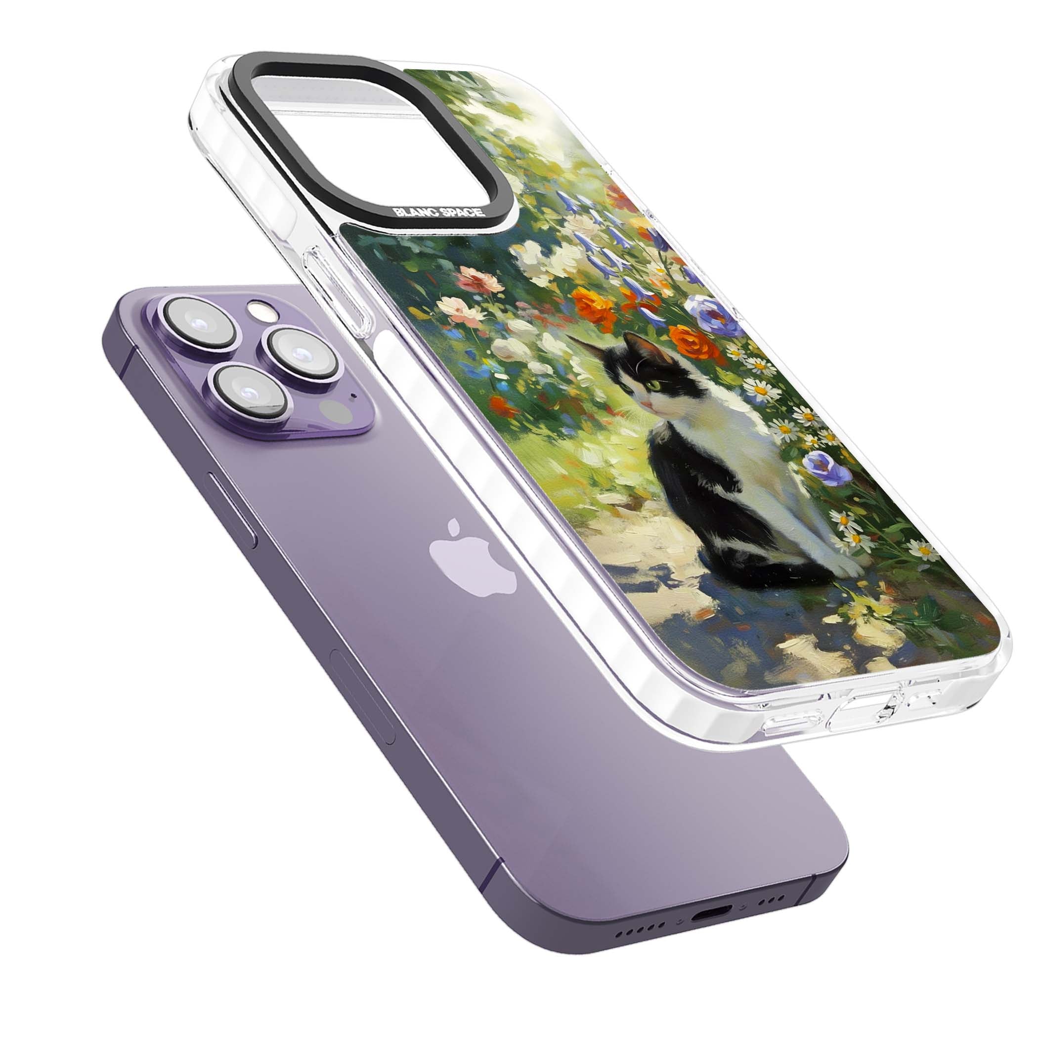 Cat In The Meadow for her iPhone case | Clear Impact case for iPhone 13 Pro, iPhone 14 Pro, iPhone 15 Pro