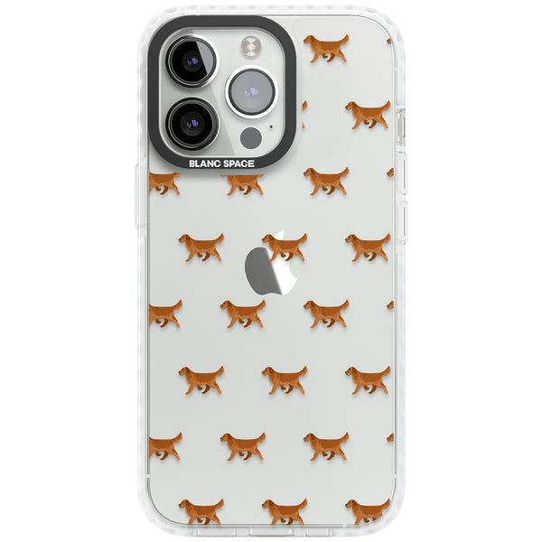 Golden Retriever Dog Pattern Clear
