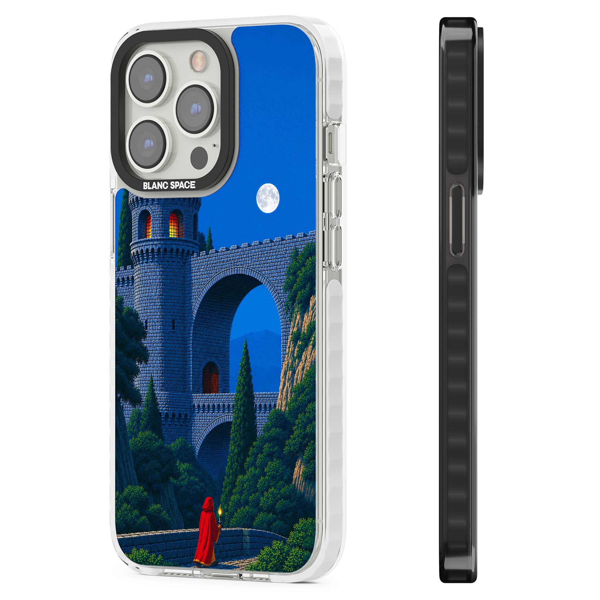 Castle Walls art iPhone case | Clear Impact case for iPhone 13 Pro, iPhone 14 Pro, iPhone 15 Pro