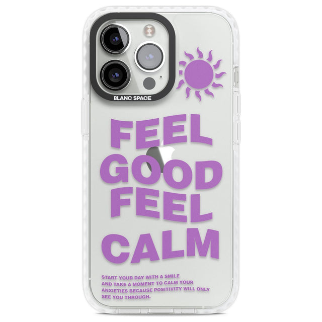 Feel Good Feel Calm (Green)Phone Case for iPhone 14 Pro