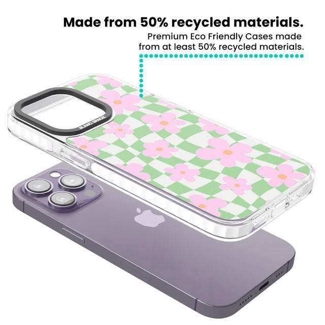 Spring Picnic Clear Impact Phone Case for iPhone 13 Pro, iPhone 14 Pro, iPhone 15 Pro