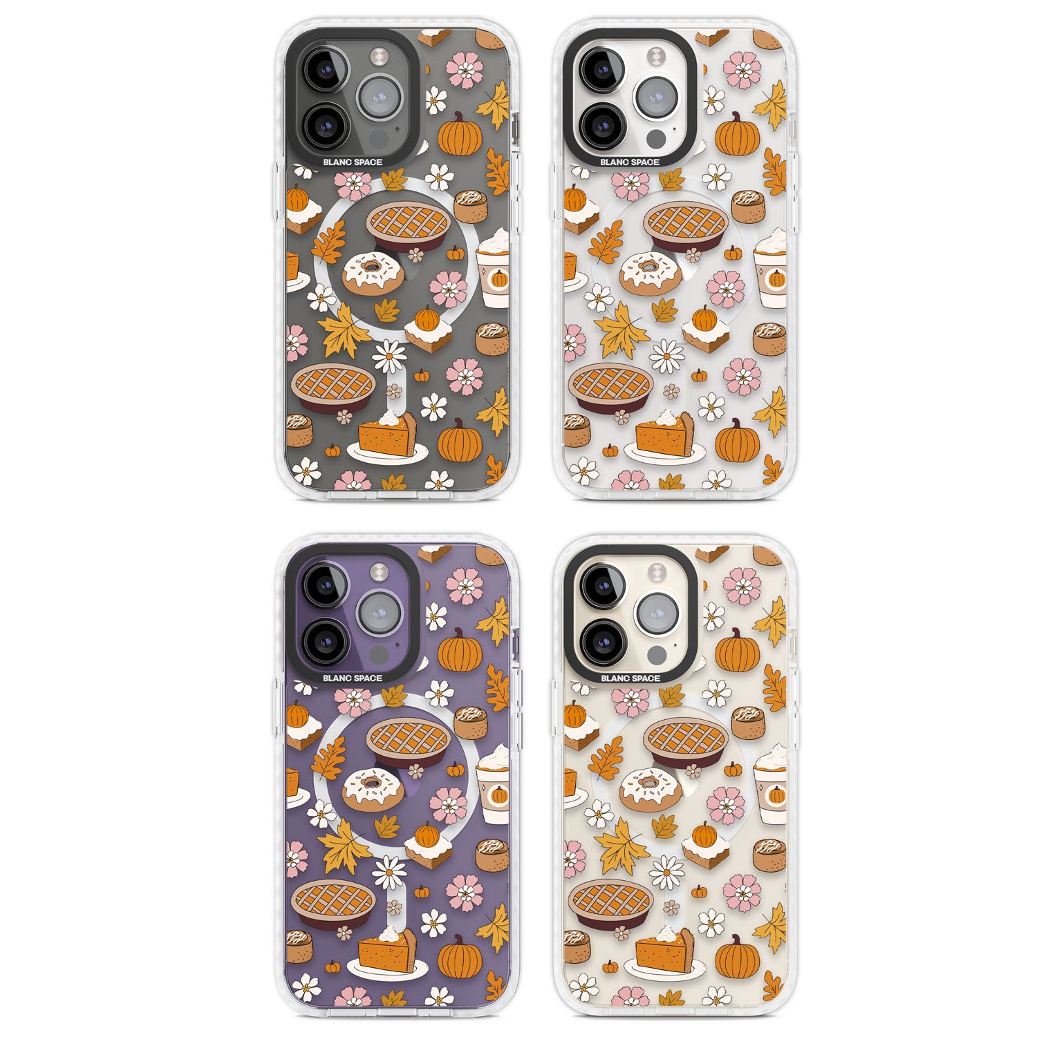 Pumpkin Pie & Autumn Treats Magsafe Impact Phone Case for iPhone 13 Pro, iPhone 14 Pro, iPhone 15 Pro