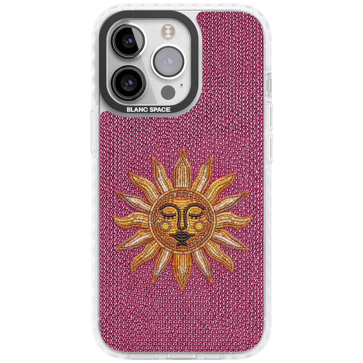 Beaded Sun iPhone 13 Pro / iPhone 13 Pro Max / iPhone 14 Pro / iPhone 14 Pro Max / iPhone 15 Pro / iPhone 15 Pro Max Impact Pro Clear Phone Case front