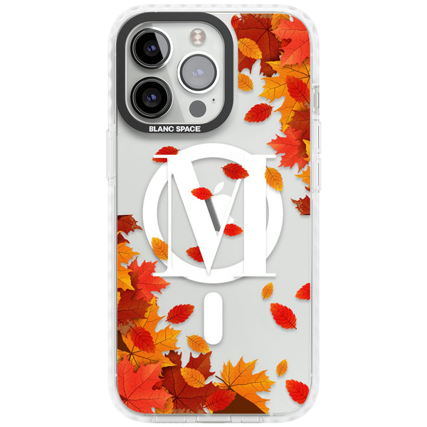 Personalised Autumn Leaves Monogram