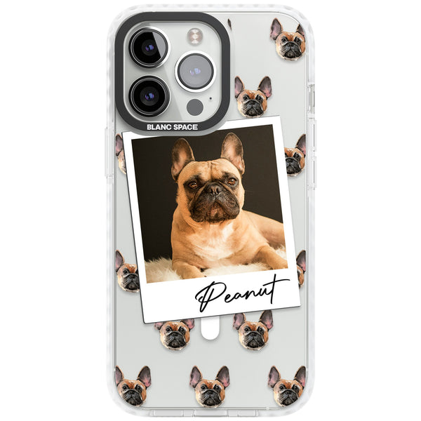 Personalised Tan French Bulldog Instant Camera Photo