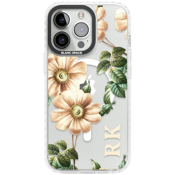 Personalised Vintage Floral Anemone