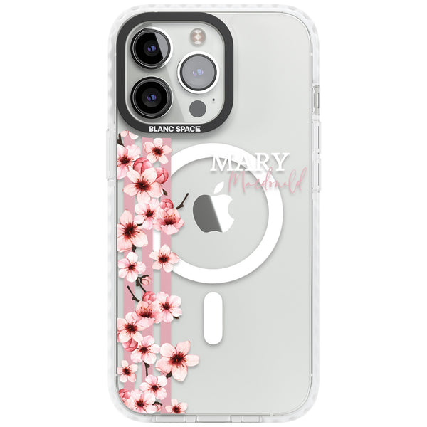 Personalised Cherry Blossom Stripe
