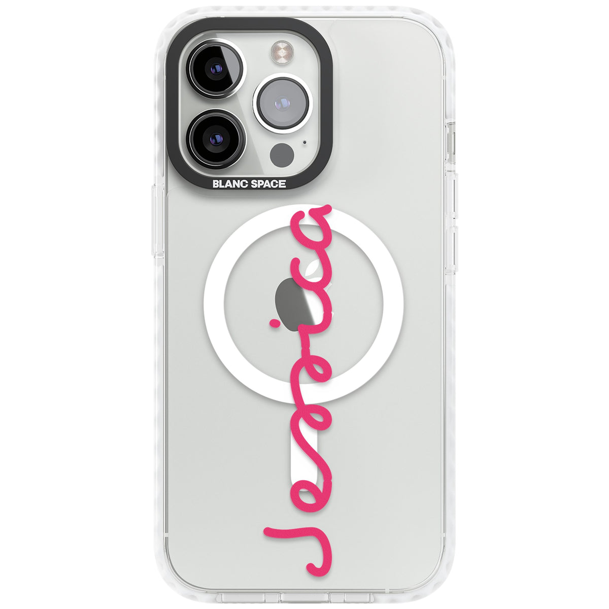 Personalised Summer Name iPhone 13 Pro / iPhone 13 Pro Max / iPhone 14 Pro / iPhone 14 Pro Max / iPhone 15 Pro / iPhone 15 Pro Max Impact Pro Clear Phone Case front