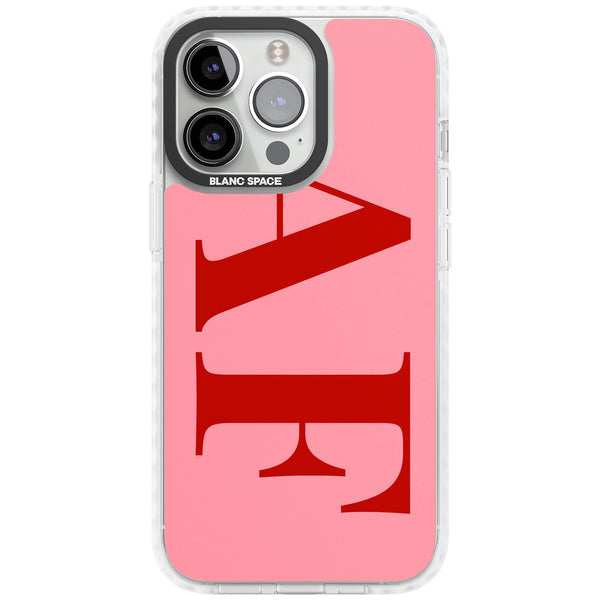 Personalised Red & Pink Letters