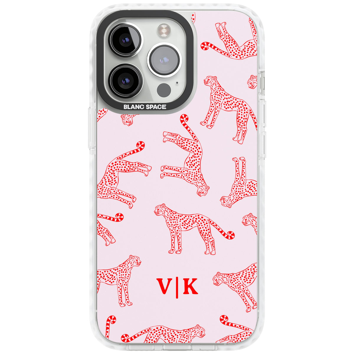 Scarlet Cheetahs iPhone 13 Pro / iPhone 13 Pro Max / iPhone 14 Pro / iPhone 14 Pro Max / iPhone 15 Pro / iPhone 15 Pro Max Impact Pro Clear Phone Case front