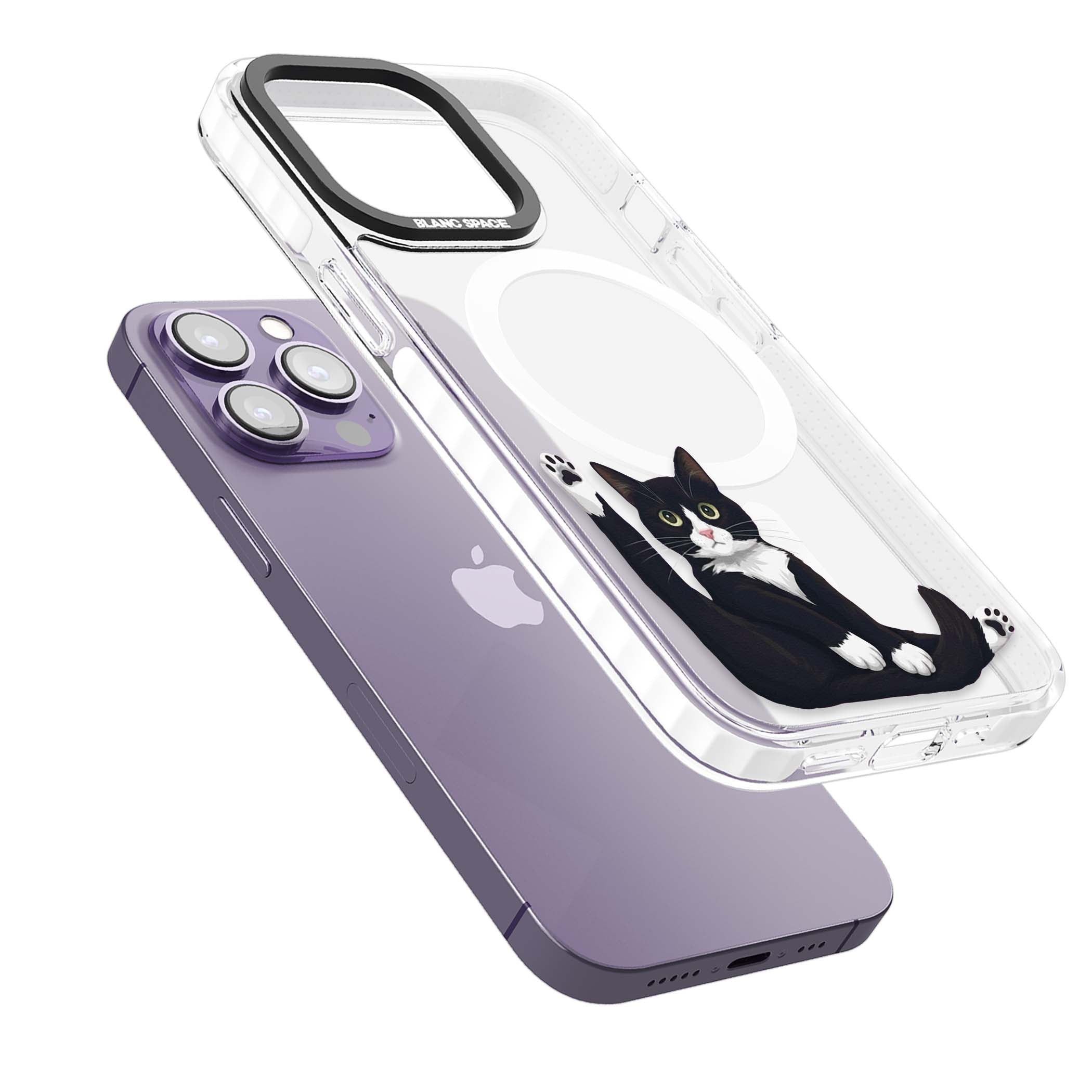 Mid-Groom Cat animals iPhone case | Impact Magsafe case for iPhone 13 Pro, iPhone 14 Pro, iPhone 15 Pro