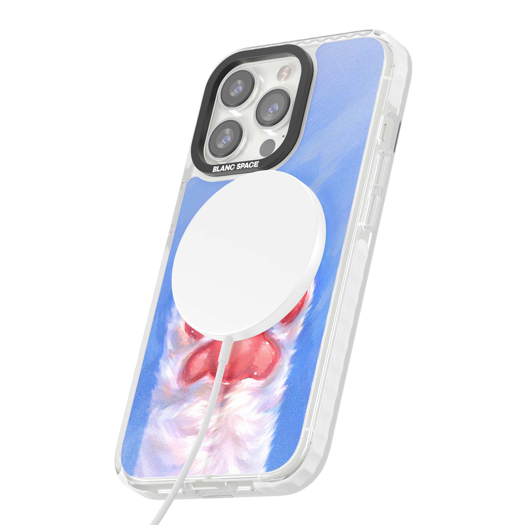 Soft White Paw cute iPhone case | Impact Magsafe case for iPhone 13 Pro, iPhone 14 Pro, iPhone 15 Pro