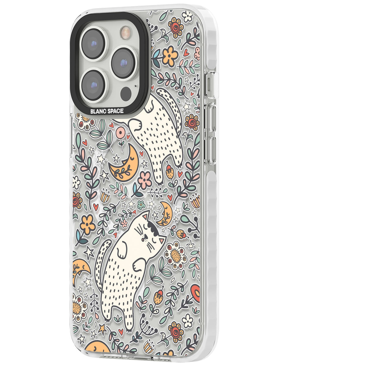 Whisker Dreams iPhone 13 Pro / iPhone 13 Pro Max / iPhone 14 Pro / iPhone 14 Pro Max / iPhone 15 Pro / iPhone 15 Pro Max Impact Pro Clear Phone Case side