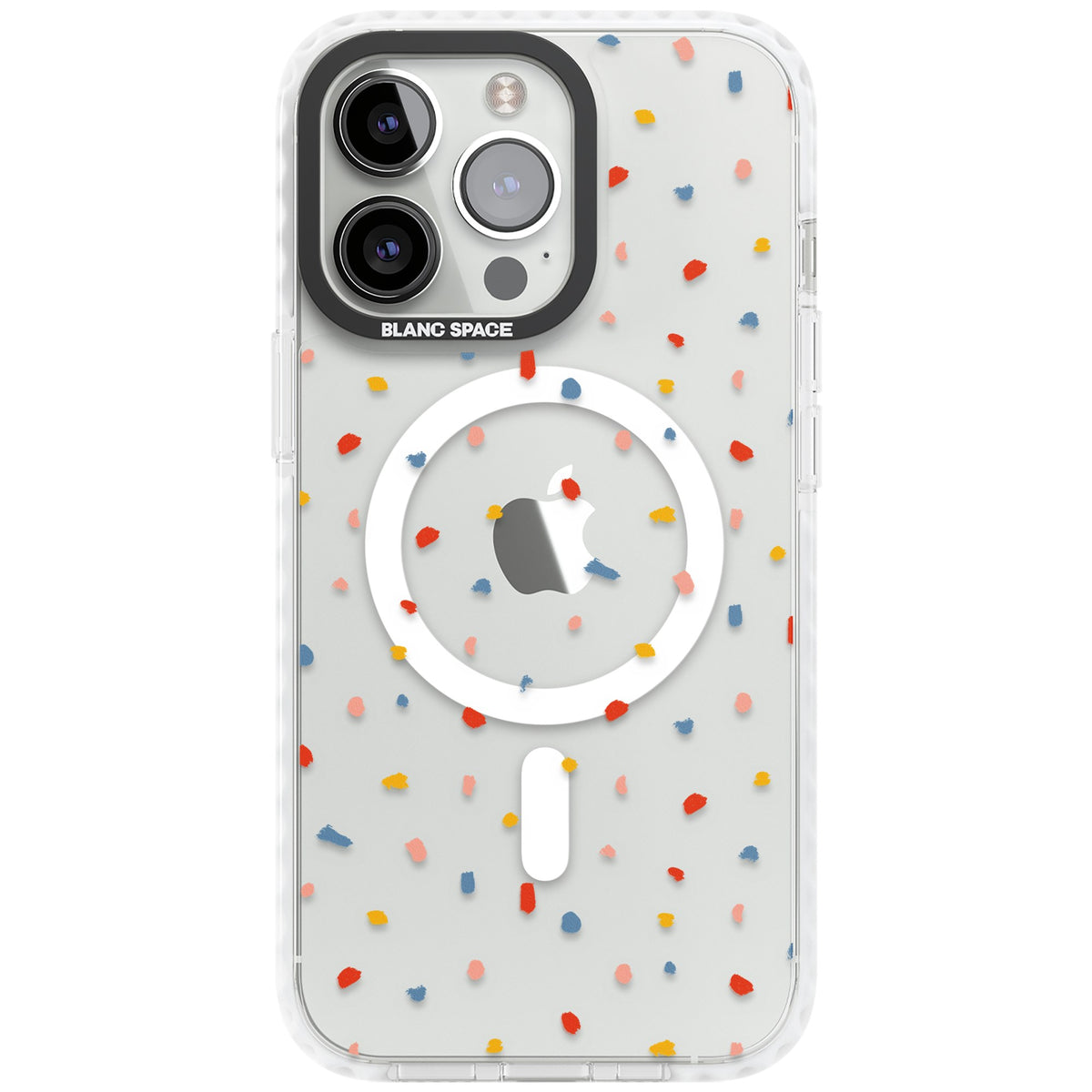 Small Confetti iPhone 13 Pro / iPhone 13 Pro Max / iPhone 14 Pro / iPhone 14 Pro Max / iPhone 15 Pro / iPhone 15 Pro Max Impact Pro Clear Phone Case front