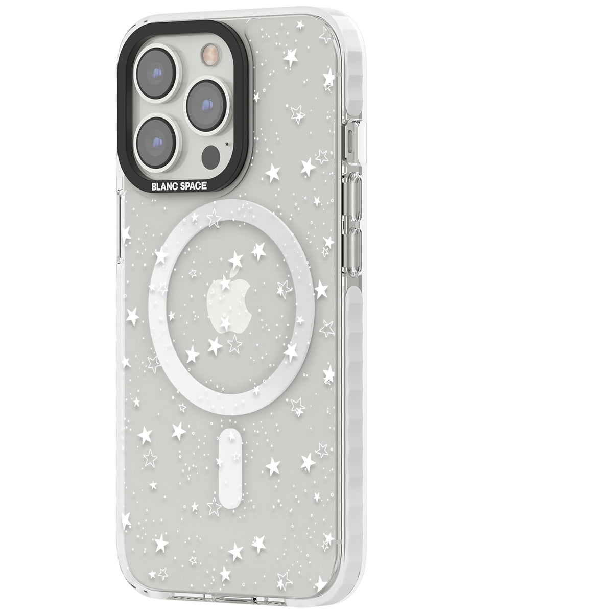 Midnight Starfield iPhone 13 Pro / iPhone 13 Pro Max / iPhone 14 Pro / iPhone 14 Pro Max / iPhone 15 Pro / iPhone 15 Pro Max Impact Pro Clear Phone Case side